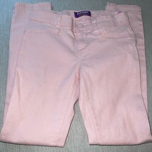 Old navy light pink girls denim size 8
